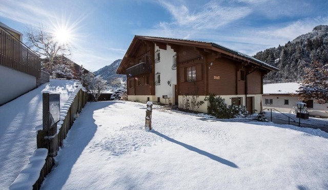Chalet "Kreuzbuche" with a view of the mountains
