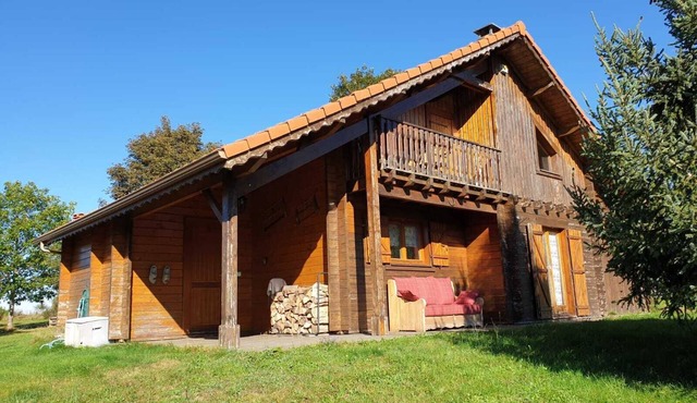 Chalet "La Palette" with Wifi in nature on a plot of 11 ares