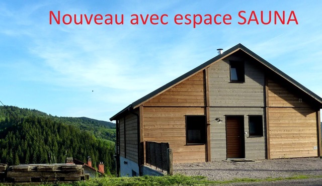 Chalet le Belvédère 12 people with terrace in Le Tholy 10 minutes from Gerardme