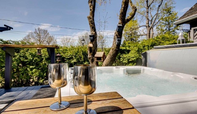 Chalet le petit Manoir Spa et Sauna vue sur Rivière ST-Maurice