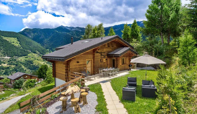 Chalet Leopard de Neige - Jacuzzi - Sauna - Views - La Tzoumaz, 4 Vallees