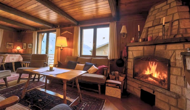 Chalet les Mélèzes - Traditional, terrace & fireplace