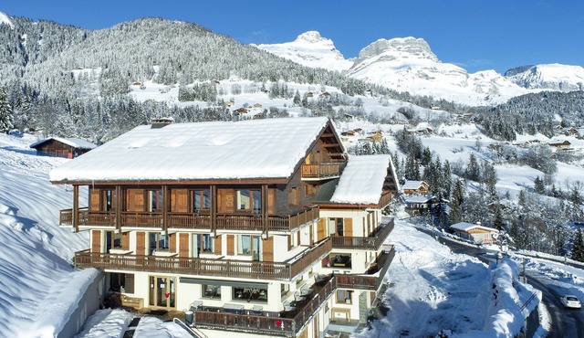 Chalet Les Rhodos - sleeps 60 - Facing Mont Blanc in Cordon