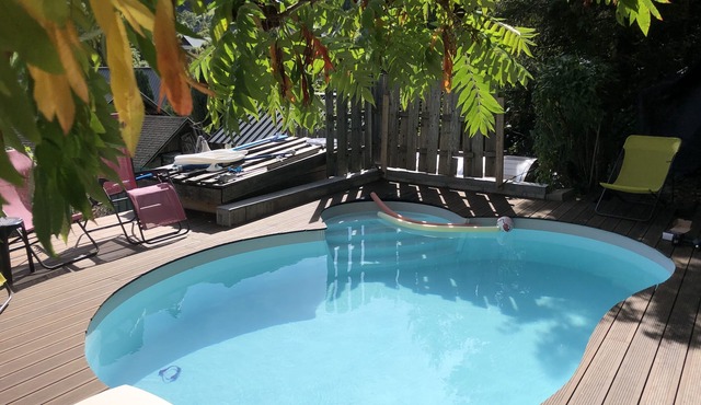 Chalet 'Lilac' * and 3 ears Gites de France - SAUNA and OUTDOOR JACUZZI