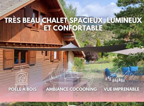 Chalet lumineux et spacieux entre Risoul Vars et les stations du Queyras