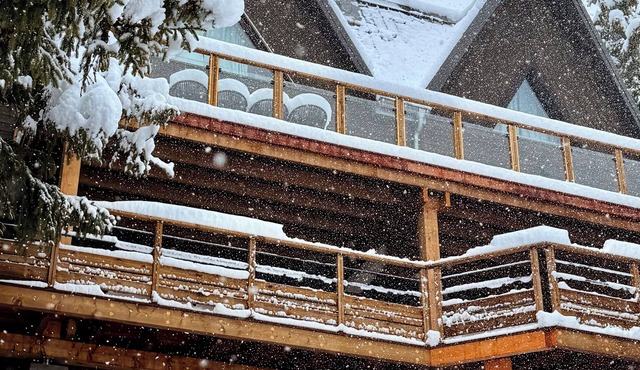 Chalet Luxe 12p, 180° view Sauna stove parking wifi