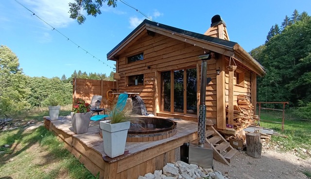 Chalet Mobile Insolite "licorne" Pleine Nature Bain Nordique et Sauna Privatif