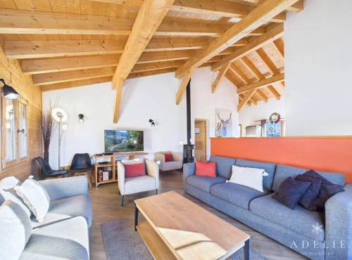 Chalet moderne, jacuzzi, sauna, 12 pers, proche pistes - FR-1-398-636