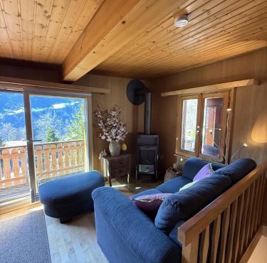 Chalet Montana mit Bergblick