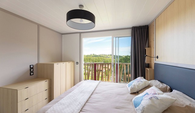 Chalet Oihana Avec vue sur la Campagne Basque et Piscine