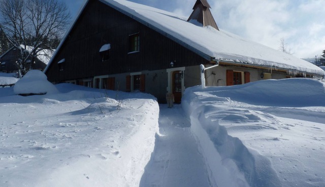 Chalet or gites in a Comtoise farm in the commune of Hauterive la Fresse