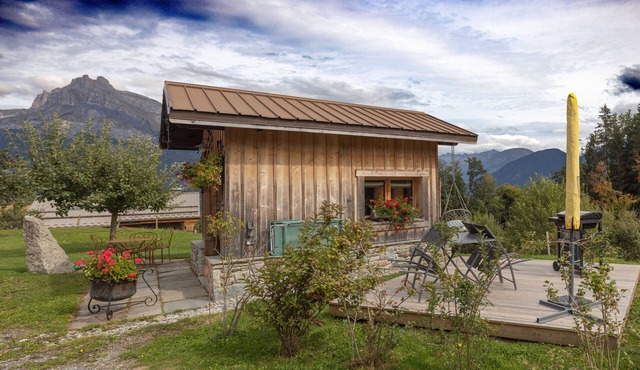 Chalet 'Petit Cosy' with Mountain View, Wi-Fi and Air Conditioning
