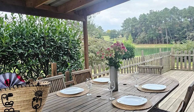 Chalet pond view 5 persons