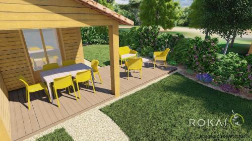 Chalet prestige 19 piscine partagée