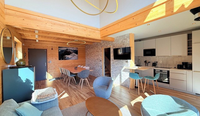 Chalet Prestige Absys Spa - 10 pers. 130m², next to the Télécabines des Molanès