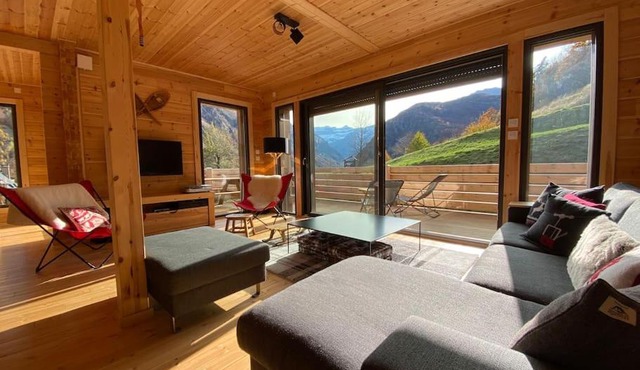 Chalet Pyrénées Gavarnie Gedre, 2 Familles , Spa