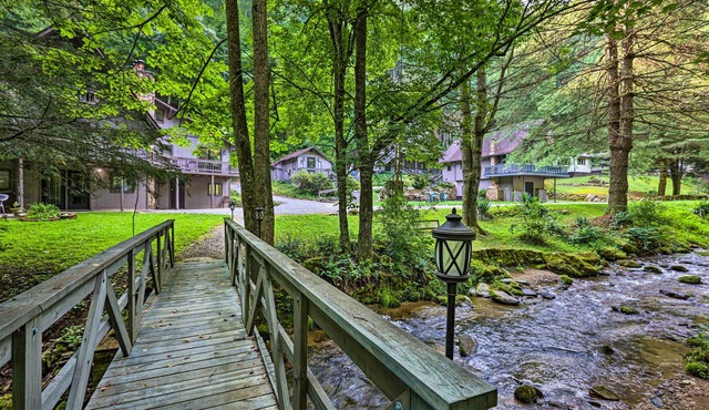 Chalet Retreat: Cozy Cabin w/On-Site Creek!