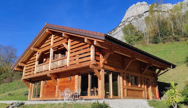 Chalet Savoyard Neuf, 8 Personnes, Tout Confort au Milieu des Montagnes