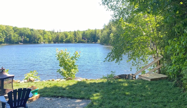 Chalet Shadow - spa - lakeside swimming - fireplace - paddleboard - beach