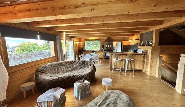 Chalet, ski lifts base, sauna, terrace, balcony, fireplace or stove, tv, 160m², Villard de Lans