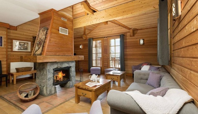 Chalet, ski-in/ski-out & foot of the slopes, terrace, fireplace or stove, parking, tv, 120-135m²