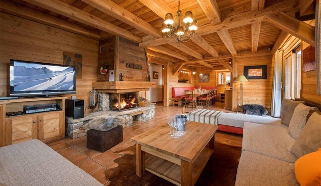 Chalet, ski-in/ski-out & foot of the slopes, view ski slopes, fitness, sauna, balcony