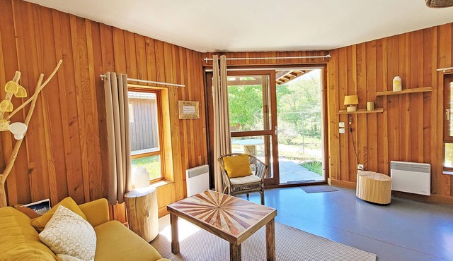 Chalet Soleil, sleeps 1 to 4 in the magnificent Cévennes mountains