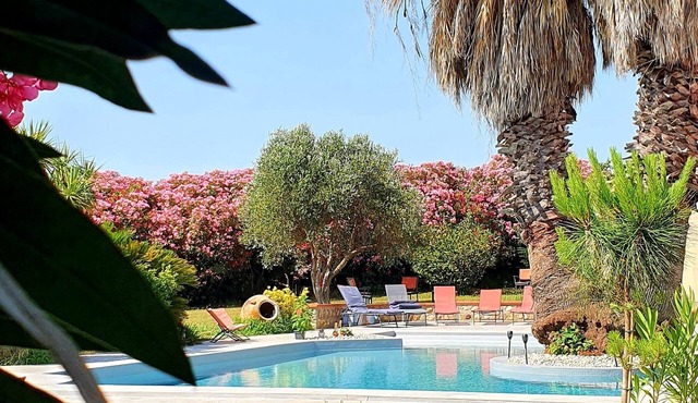 Chalet/Studio in a private park with swimming pool