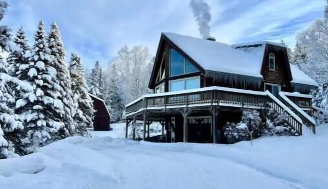 Chalet style home with incredible views