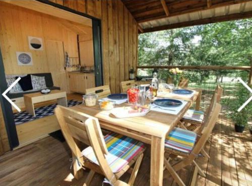 Chalet sur pilotis avec terrasse pour 4 personnes - API-1-52-496