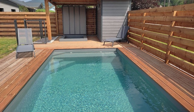CHALET swimming pool and japanese bath, GERARDMER - LA BRESSE