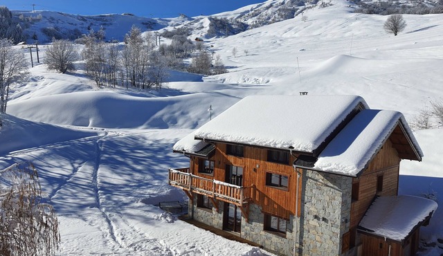 Chalet THOYA, Sybelles, 15 people, 7 bedrooms, jacuzzi, spa sauna