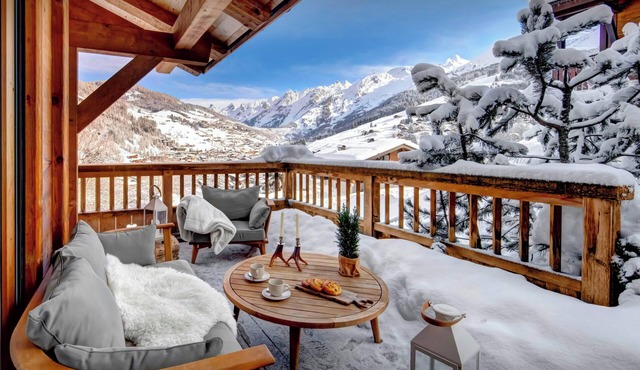 Chalet Timan - ski-in ski-out break for 8, spa & views - OVO Network