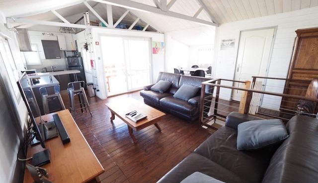 Chalet Traditionnel SUR Pilotis - 200 m de la Plage - Wifi