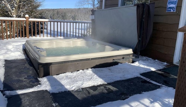 Chalet Tranquility Laurentians waterfront +SPA