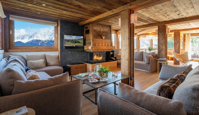 Chalet Vardache - Ski-in ski-out with Mont Blanc views - OVO Network
