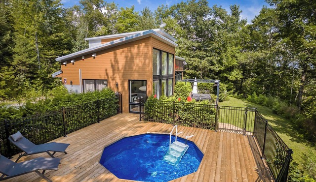 Chalet Villa Bianca Spa & river access