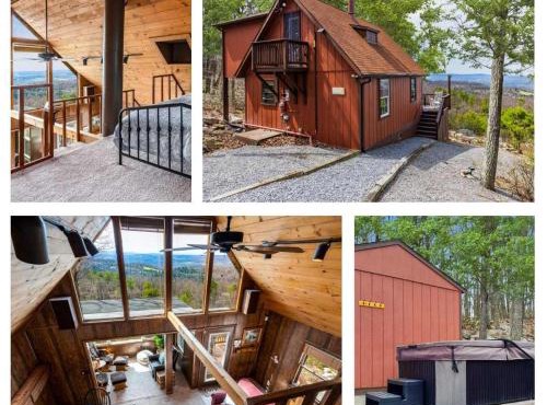 Chalet w hot tub & fire pit mountain views