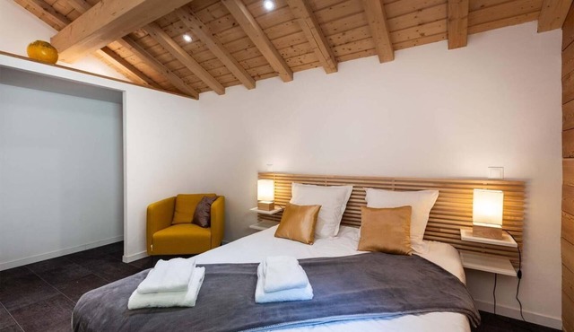 Chalet, wifi, view mountain/valley, terrace, parking, tv, ski locker, 111m², Peisey-Vallandry