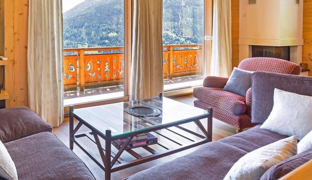 Chalet, wifi, view mountain, sauna, balcony, fireplace or stove, parking, tv, 150m², Thyon