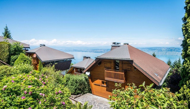 Chalet with a view over Lake Geneva