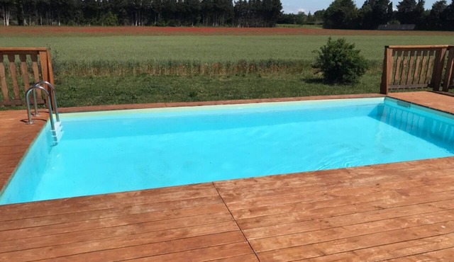 Chalet with pool