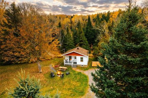 Chalet with Spa in the Forest- Nature Awaits