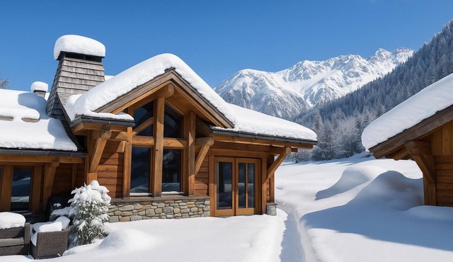 Chalets d'en haut - Bonheur, Argentière (Chamonix), France