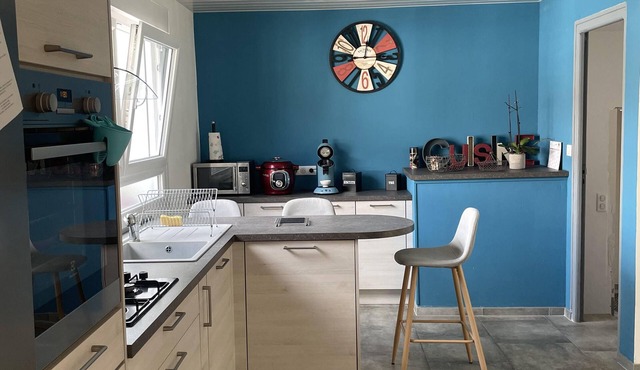 Chaleureuse maison avec jardin clôturé - 6 couchages - DIEUE