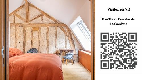 Chambre 2 pers au Domaine Gavollerie dans gîte de 3 chambres