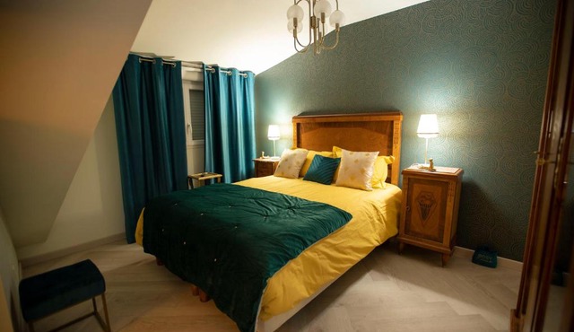 Chambre art deco Gatsby dans maison d'hote "Le Petit Clouet" - Rochecorbon
