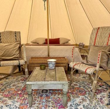 Chambre au jardin Tente de charme