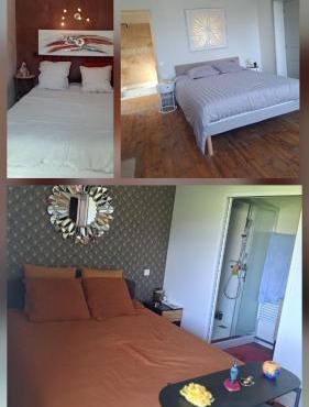 Chambre avec salle de bain privative