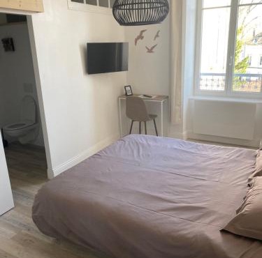 Chambre avec salle de bain privative, Louhans Centre Ville